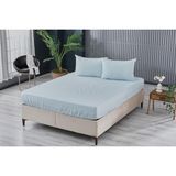 Doqu Home Colourful Fitted Çarşaf Tek Kişilik - Mavi - 100 x 200 + 35 cm