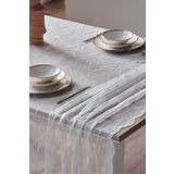 DOQU HOME Croco Masa Örtüsü 145x240cm - Beyaz