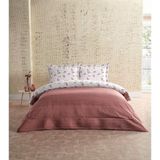 Doqu Home Doqu Multi Selection Nevresim Takımı Yatak Örtüsü Çift Kişilik Bordo - Beyaz - 200 x 200 cm