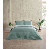 Doqu Home Doqu Multi Selection Nevresim Takımı Yatak Örtüsü Çift Kişilik Yeşil - Beyaz - 200 x 200 cm