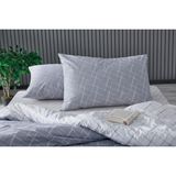 Doqu Home Easy Cotton Glimmer Nevresim Takımı Çift Kişilik - Gri - 200 x 220 cm