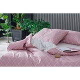 Doqu Home Easy Cotton Glimmer Nevresim Takımı Tek Kişilik - Gül Kurusu - 160 x 220 cm