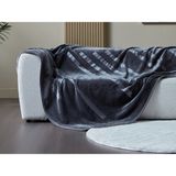 Doqu Home Embos Battaniye Perlina Çift Kişilik - Gri - 200 x 220 cm