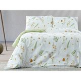 Doqu Home Festival Garden Nevresim Takımı Çift Kişilik - Yeşil - 200 x 220 cm