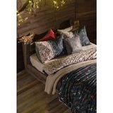 Doqu Home Festival Kokina Nevresim Takımı Çift Kişilik - Yeşil - Yeşil - Beyaz - 200 x 220 cm