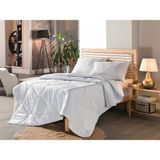 Doqu Home Festival Microfiber Tek Kişilik Yorgan - 155 x 215 cm - (Kenya)Black-TrueWhite