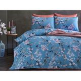 Doqu Home Festival Tek Kişilik Nevresim Takımı Bella - 160 x 220 cm - Mavi
