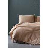 Doqu Home Ipliği Boyalı Serisi Ahenk Tek Kişilik Nevresim Takımı - Bej - 160 x 220 cm