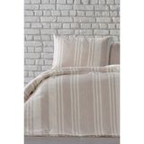 Doqu Home Ipliği Boyalı Serisi Novela Çift Kişilik Nevresim Takımı - Bej - 200 x 220 cm