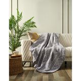 Doqu Home Lena Tek Kişilik Battaniye 150X200CM - Antrasit - 150 x 200 cm - Gri