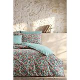 Doqu Home Leris Ranforce Elit Nevresim Takımı Tek Kişilik - Mavi - 160 x 220 cm