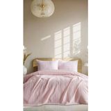 Doqu Home Loretta Pike Takımı Çift Kişilik Pudra
