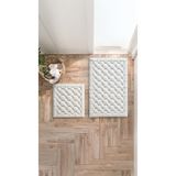 Doqu Home Luppi Banyo Paspas Seti Krem