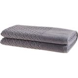 Doqu Home Luxury Banyo Havlusu 90X150CM - Gri - 90 x 150 cm