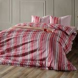 Doqu Home Maestro Saten Pudra Çift Kişilik 200x220 cm Nevresim Takımı