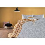Doqu Home Mella Saten Beyaz Çift Kişilik Nevresim Takımı