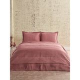 Doqu Home Multi Selection Nevresim Takımı + Yatak Örtüsü Diador Tek Kişilik - Bordo - 160 x 220 cm