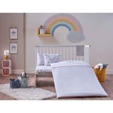 Doqu Home Nakışlı Bebek Nevresim Takımı Baby Car Bebek - Beyaz