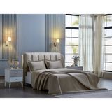 Doqu Home Napoli Yatak Örtüsü Çift Kişilik - Bej - 250 x 260 cm