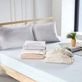 Doqu Home New Cotton Mavi Fitted Çift Kişilik Çarşaf