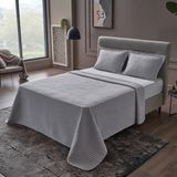 Doqu Home Otto Yatak Örtüsü Çift Kişilik - Açık Gri - 240 x 250 cm