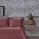 Doqu Home Otto Yatak Örtüsü Çift Kişilik - Bordo - 240 x 250 cm