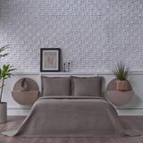 Doqu Home Otto Yatak Örtüsü Tek Kişilik - Koyu Gri - 180 x 240 cm