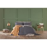 Doqu Home Parma Çift Kişilik Yatak Örtüsü - Gri - 260 x 270 cm