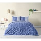 Doqu Home Ranforce Nevresim Takımı Palmera Çift Kişilik - Lacivert - 200 x 220 cm