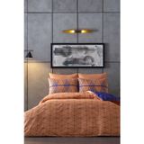 Doqu Home Ranforce Pamuk Fiore Tek Kişilik Turuncu Nevresim Takımı