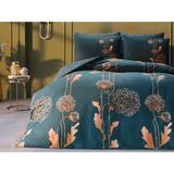 Doqu Home Ranforce Tek Kişilik Nevresim Takımı Mona - 160 x 220 cm - Yeşil