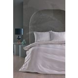 Doqu Home Saten Artline Çift Kişilik Nevresim Takımı - Beyaz