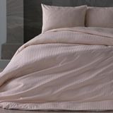 Doqu Home Saten Artline Çift Kişilik Nevresim Takımı - Krem