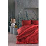 DOQU HOME Saten Artline Nevresim Takımı Çift King Size - Kiremit