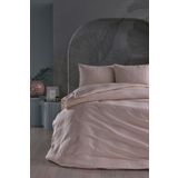 DOQU HOME Saten Artline Nevresim Takımı Çift King Size - Krem
