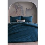 DOQU HOME Saten Artline Nevresim Takımı Çift King Size - Mavi