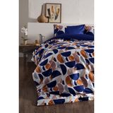 Doqu Home Saten Nevresim Takımı Diego Çift Kişilik - Lacivert - 200 x 220 cm