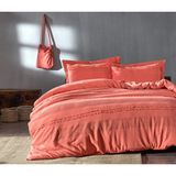 Doqu Home Tek Kişilik Nevresim Takımı Carla - Nar Çiçeği - 160 x 220 cm