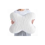 Doqu Home Visco Kelebek Yastık 53 Cm X 42 Cm - Beyaz
