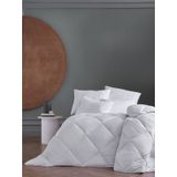 Doqu Home White Line Çift Kişilik Microfiber Yorgan