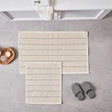 Doquhome Arte Banyo Paspası Krem&Antrasit 60x100cm