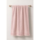 Dora Açık Pembe Banyo Havlusu - 70X140cm, 400Gr, %100 Pamuk, Spa Ve Otel Havlusu
