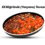 Dora Granitta 30 cm Pizza, Künefe Eli Böğründe (Yanyana) Tepsisi, Siyah Altın - Siyah - Sarı