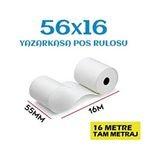 Dora Kağıt 56X16 Termal Pos Rulosu 10'lu Paket Yüksek Yapışkanlık ile Depo ve Mağaza Kullanımına Uygun