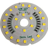 Dora Led 12Volt 10Watt Smd 2835 Ledli Led Modül Beyaz 10mm Delik Çaplı 12V 10W Avize Ledi 56mm