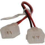 DORA LED 6X12MM Çift Yönlü İğneli Neon Soketi Konnektör Kablo 12 Volt Besleme Fişi Fiş Aparatı (5 Adet)