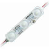 Dora Led Samsung 3'lü Led Modül 12 Volt Kırmızı -10 Adet