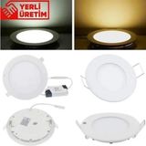 Dora Led Sıvaaltı Beyaz (Gömme) LED Panel-Spot Lamba Işık Gücü: 3W Dış Çap:8,5 cm Delik Çap:7,5 cm