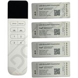 Dora Led Tuya Destekli Wifi Kontrollü Dimmer Şerit LED Kontrol Devresi - 4 Kanal - 5 m - Renkli