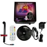 Dora Led TV Arkası Ambilight LED Aydınlatma – Televizyon Ambiyans için Dekoratif LED 5M - 5 m - Siyah
